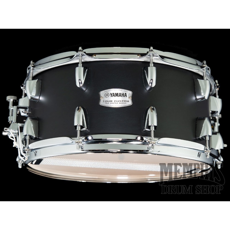 Yamaha 14x6.5 Tour Custom Maple Snare Drum - Licorice Satin