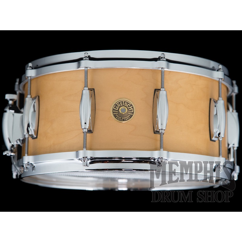 Gretsch 14x6.5 USA Custom Ridgeland Snare Drum - Natural Satin