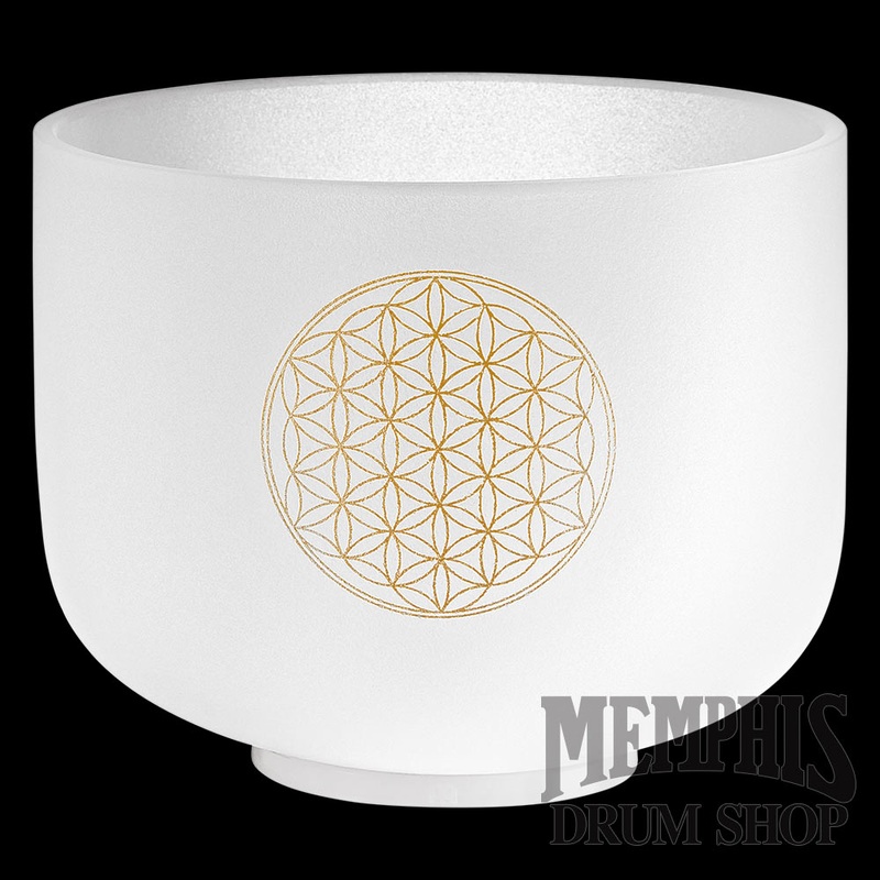 Meinl Sonic Energy Crystal Singing Bowl   8", Flower of Life