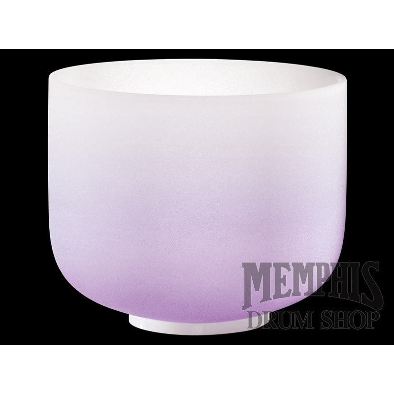 Meinl Sonic Energy Crystal Singing Bowl Colour-Frosted   8", Purple, Note B4, Crown Chakra
