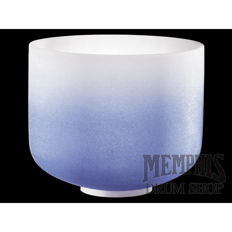 Meinl Sonic Energy Crystal Singing Bowl Colour-Frosted   9", Dark Blue, Note A4, Brow Chakra