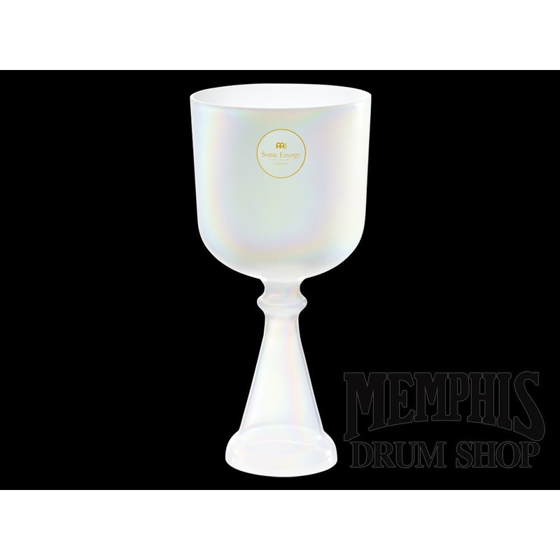 Meinl Sonic Energy Crystal Singing Chalice 5.5", Creamy, Brow Chakra