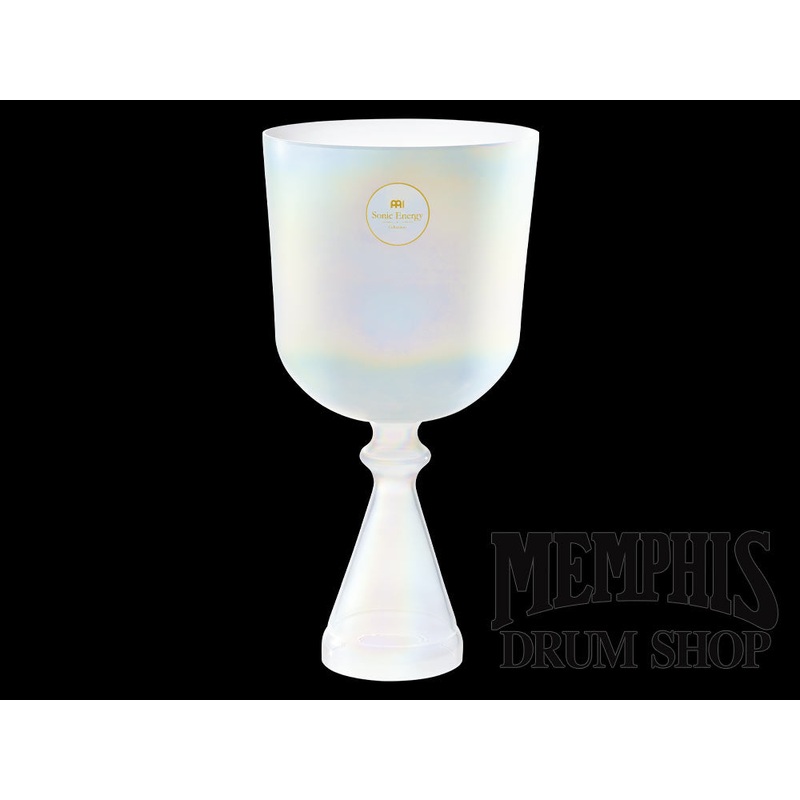 Meinl Sonic Energy Crystal Singing Chalice 6.75", Creamy, Root Chakra