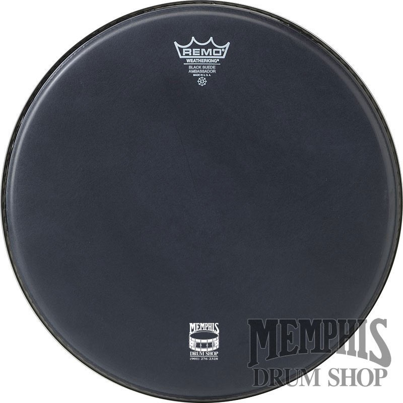 Remo Black Suede Ambassador   8" Drumhead