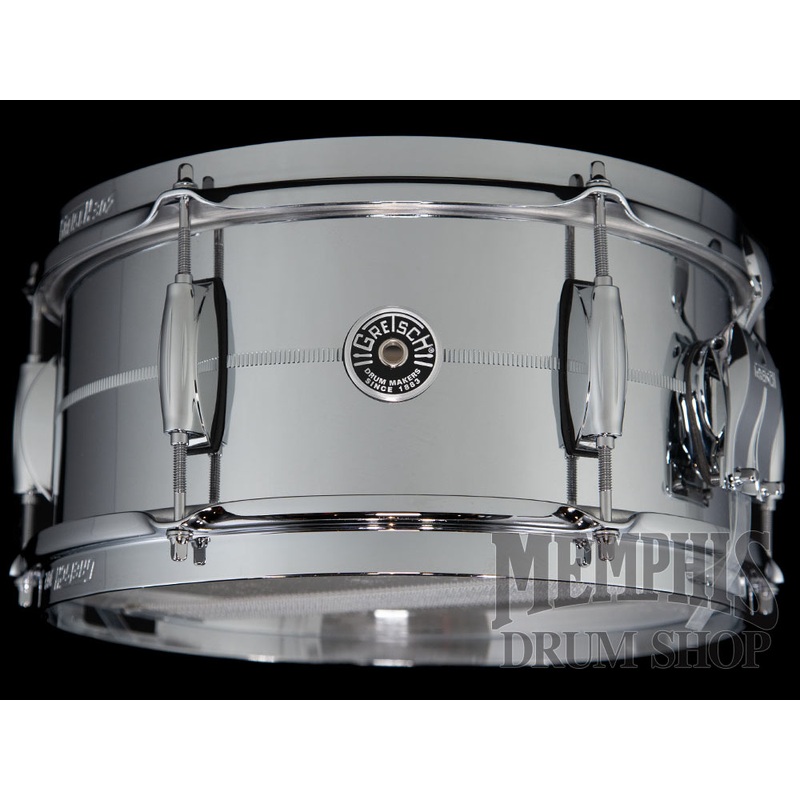 Gretsch 12x6 Brooklyn Chrome Over Steel Snare Drum