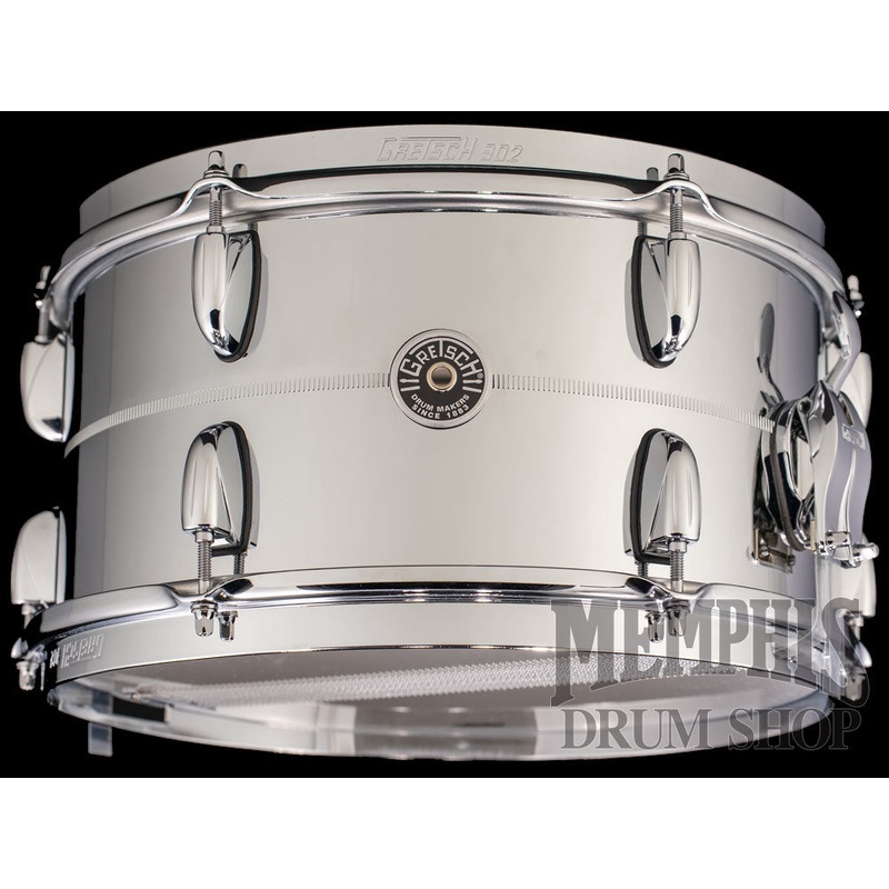 Gretsch 13x7 Brooklyn Chrome Over Steel Snare Drum