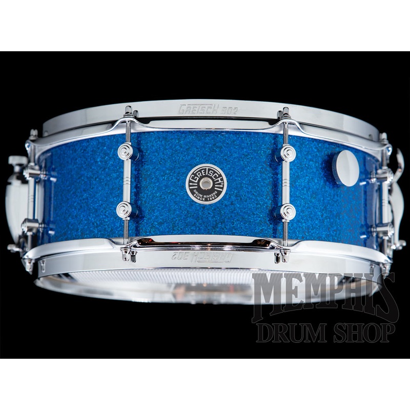 Gretsch 14x5.5 Limited Mike Johnston Brooklyn Standard Snare Drum - Blue Glass
