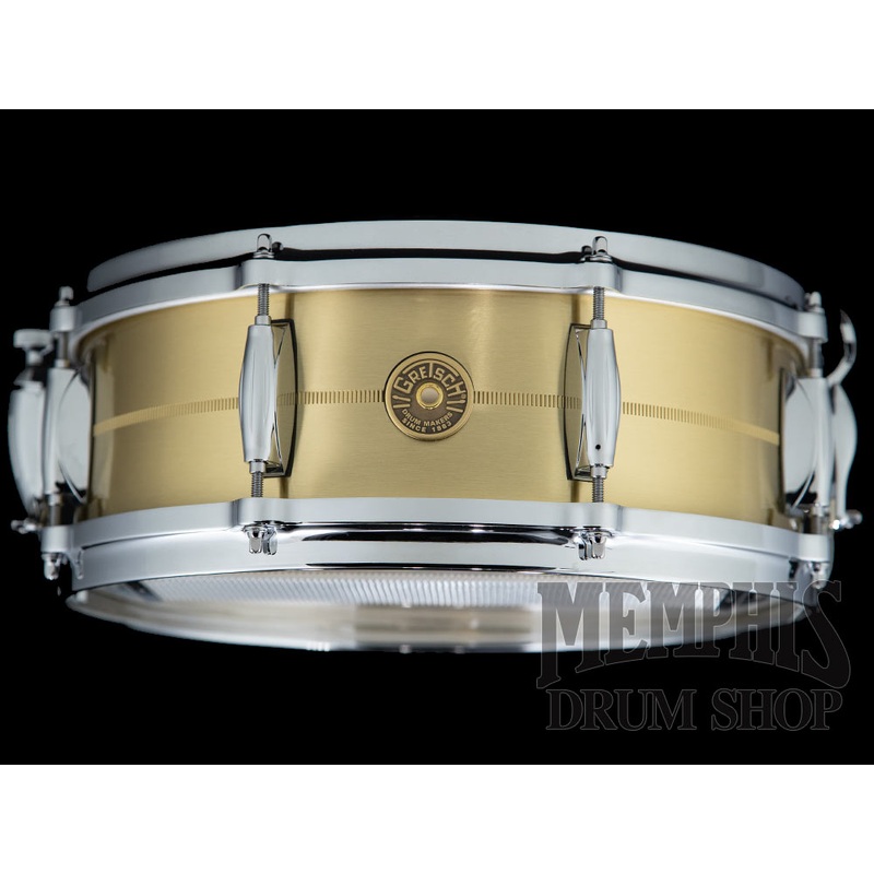 Gretsch 14x5 USA Custom Bell Brass Snare Drum
