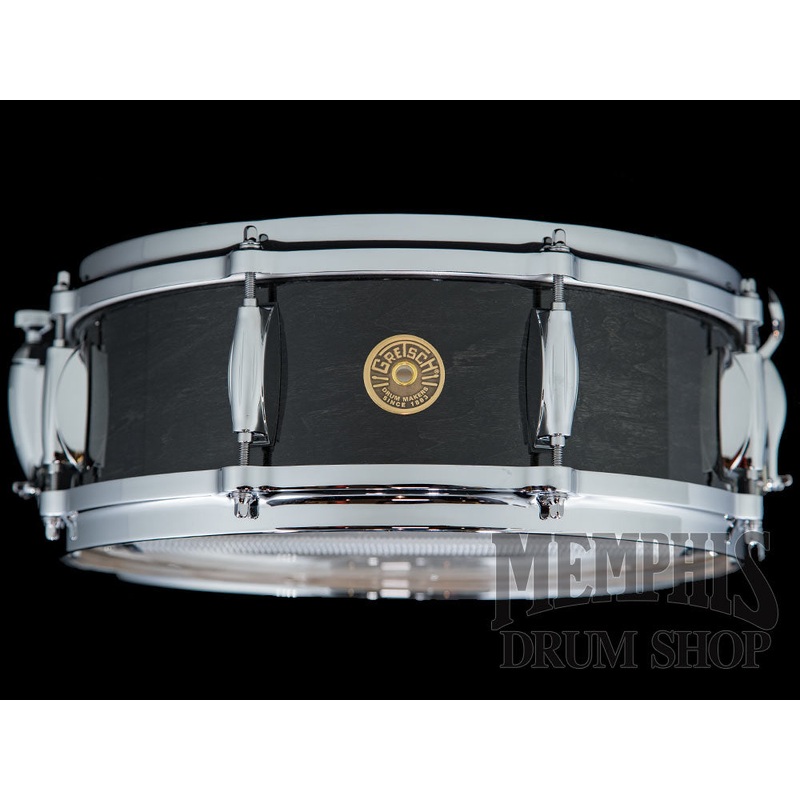 Gretsch 14x5 USA Custom Ridgeland Snare Drum - Ebony Gloss
