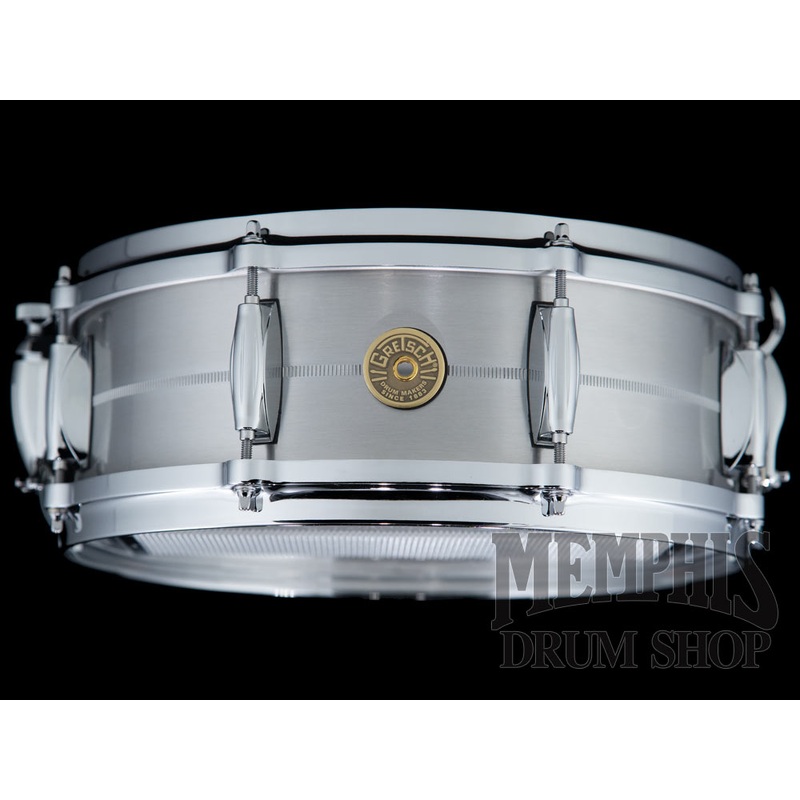 Gretsch 14x5 USA Custom Solid Aluminum Snare Drum