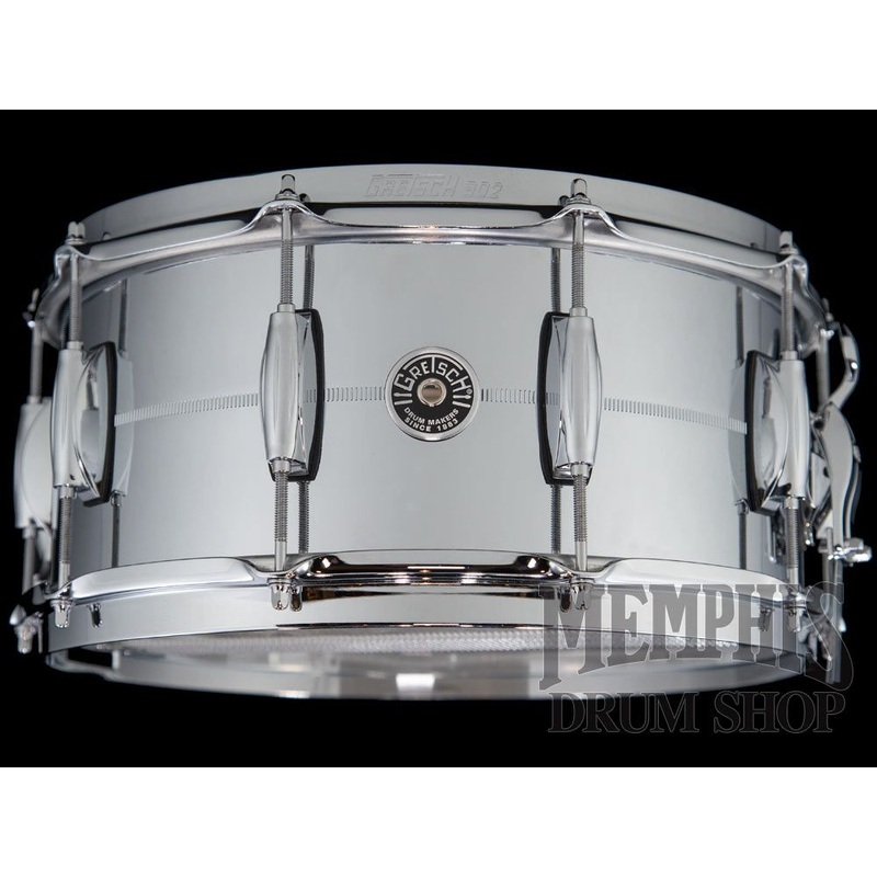 Gretsch 14x6.5 Brooklyn Chrome Over Brass Snare Drum