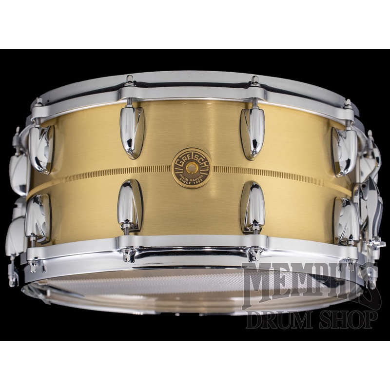 Gretsch 14x6.5 USA Custom Bell Brass Snare Drum
