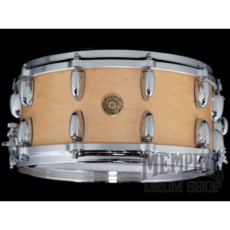 Gretsch 14x6.5 USA Custom Maple Snare Drum - Satin Natural