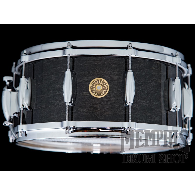 Gretsch 14x6.5 USA Custom Ridgeland Snare Drum - Ebony Gloss