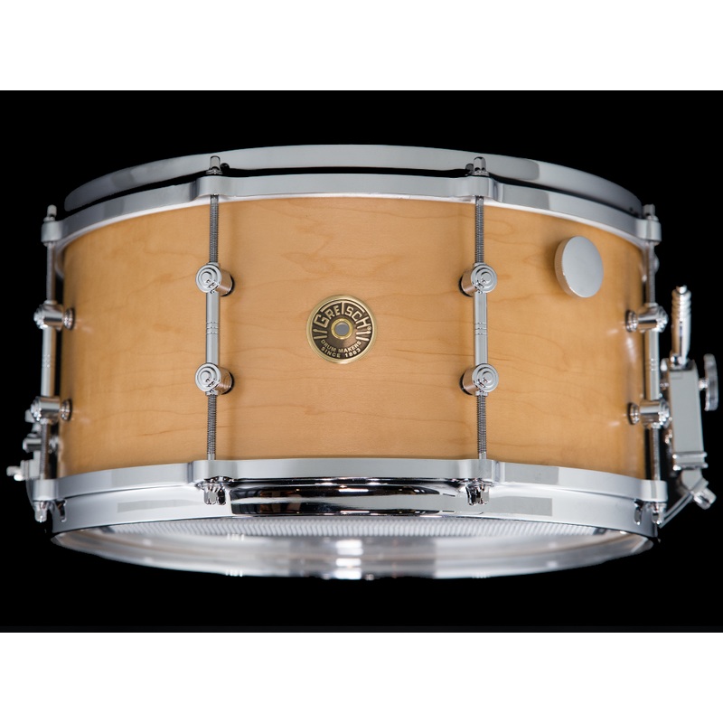 Gretsch 14x7 USA Custom Maple Snare Drum - Satin Natural