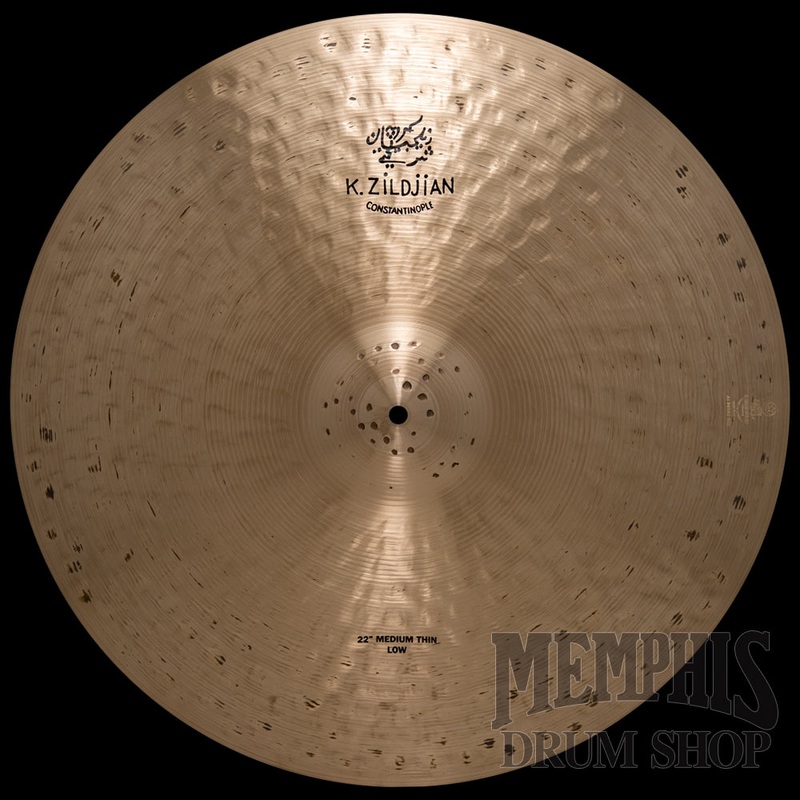 Zildjian 22" K Constantinople Medium Thin Low Ride Cymbal