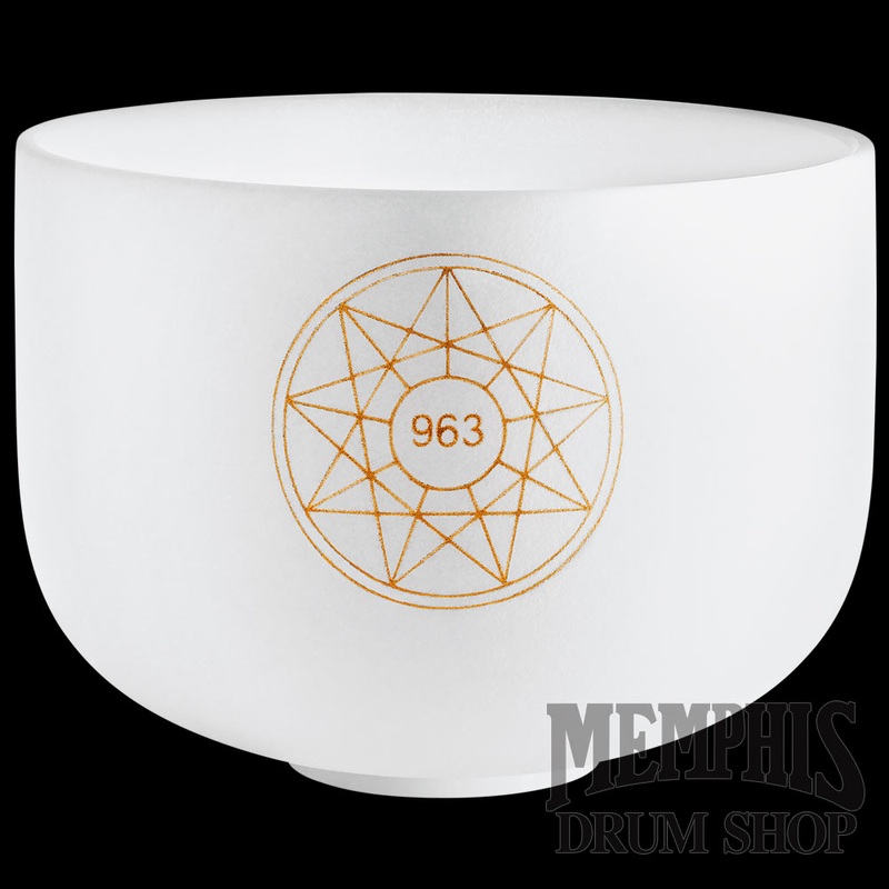 Meinl Sonic Energy Solfeggio Crystal Singing Bowl 10", 963 Hz, Note B4
