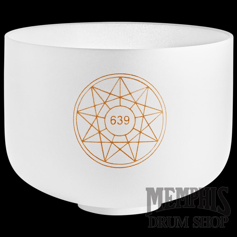 Meinl Sonic Energy Solfeggio Crystal Singing Bowl 10", Fa 639 Hz, Note D#4