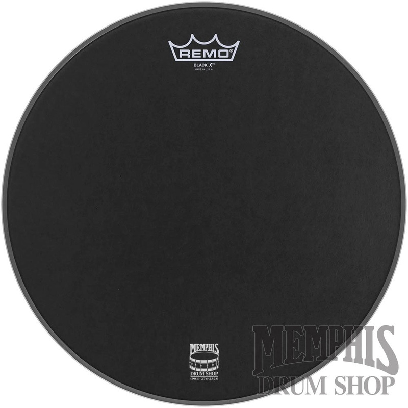 Remo Black Suede Emperor X 12" Drumhead - Black X