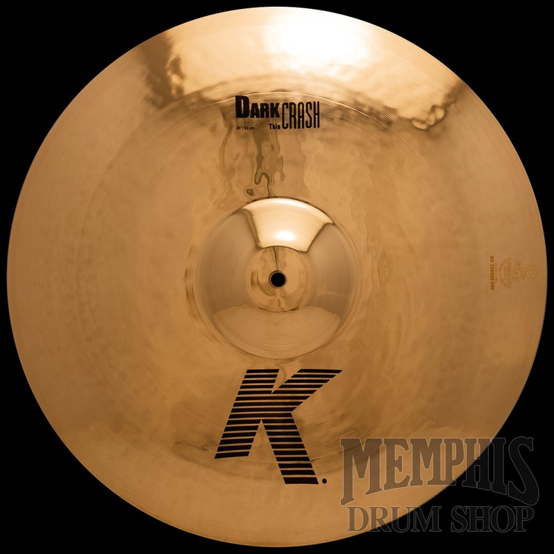 Zildjian 20" K Dark Thin Crash Cymbal - Brilliant