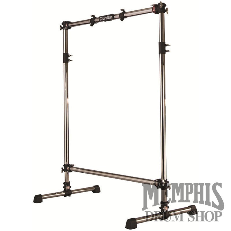 Gibraltar Straight Bar Gong Stand with Black Clamps GPRGS-L