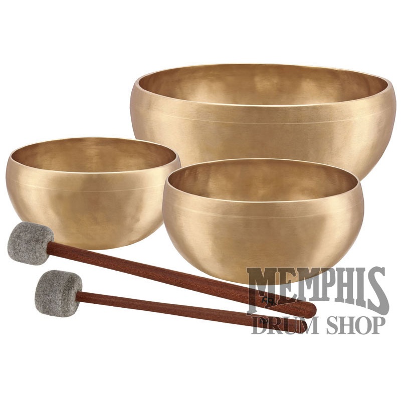 Meinl Sonic Energy Cosmos Therapy Singing Bowl 3-Piece Set with Mallets, 800/1000/2000
