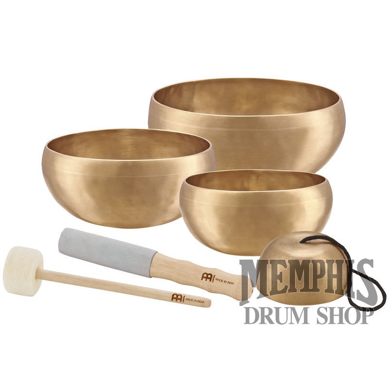 Meinl Sonic Energy Cosmos Therapy Singing Bowl 4-Piece Set with Mallets, 250/650/800/1000