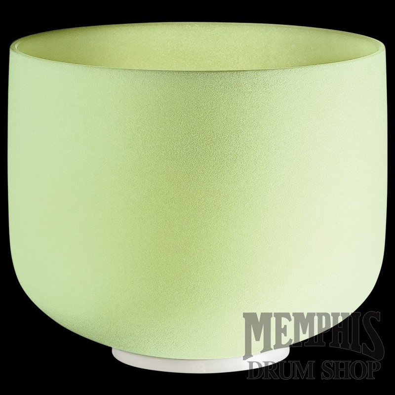 Meinl Sonic Energy Emerald Crystal Singing Bowl 10", Note F4, Heart Chakra
