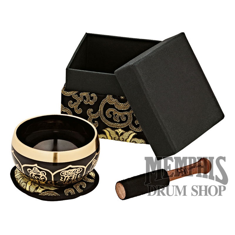 Meinl Sonic Energy Ornamental Singing Bowl, 300g, Black gift box