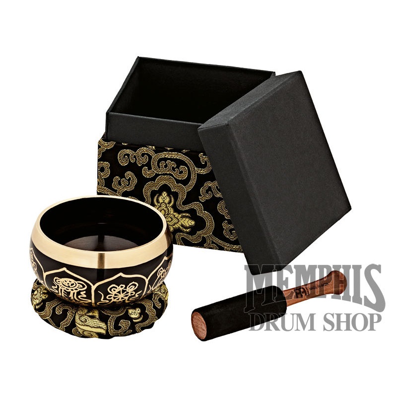 Meinl Sonic Energy Ornamental Singing Bowl, 400g, Black gift box