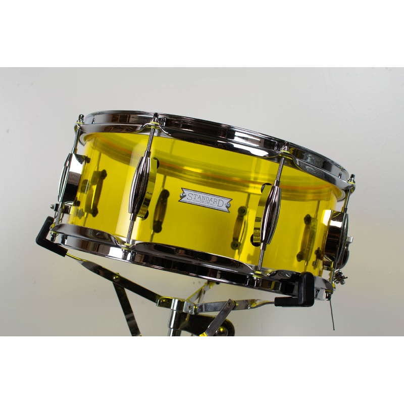 Standard Drum Co. 6x14 Yellow Acrylic Snare Drum