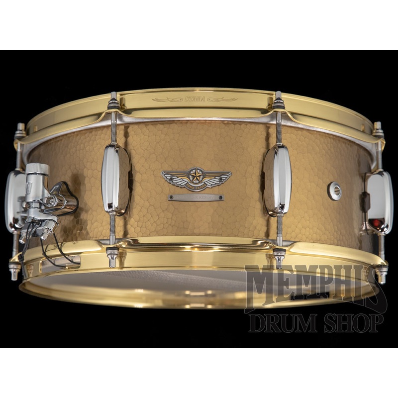 Tama 14x5.5 Star Reserve Hand Hammered Brass Snare Drum