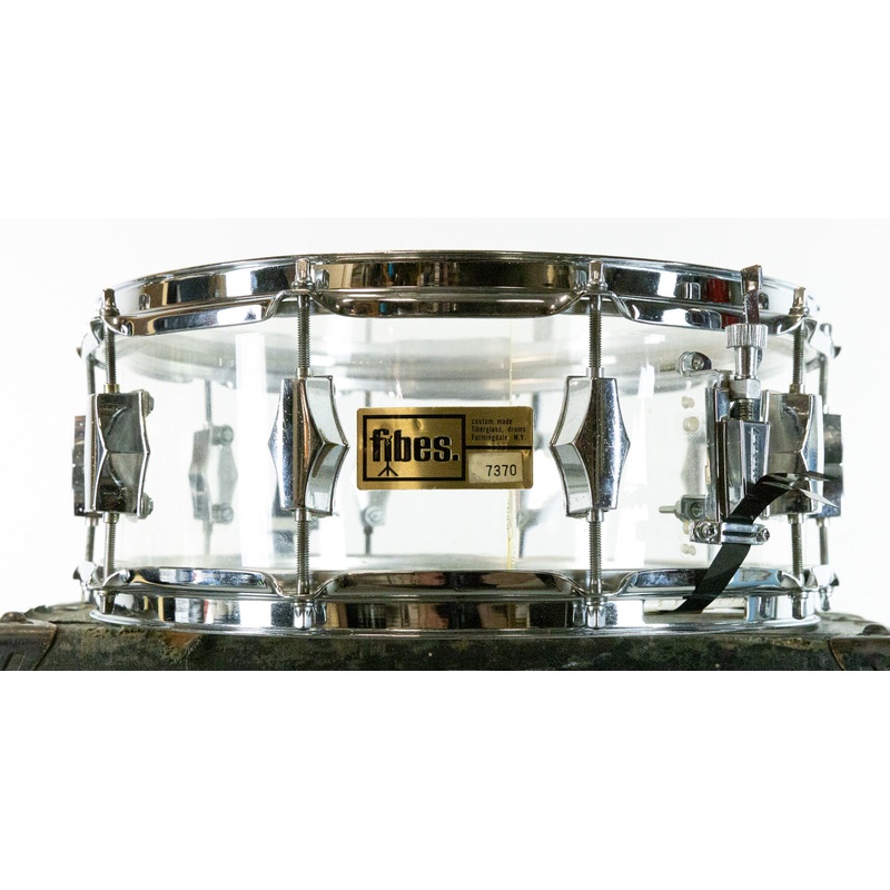 1970s Fibes 5.5x14 Crystallite Snare Drum