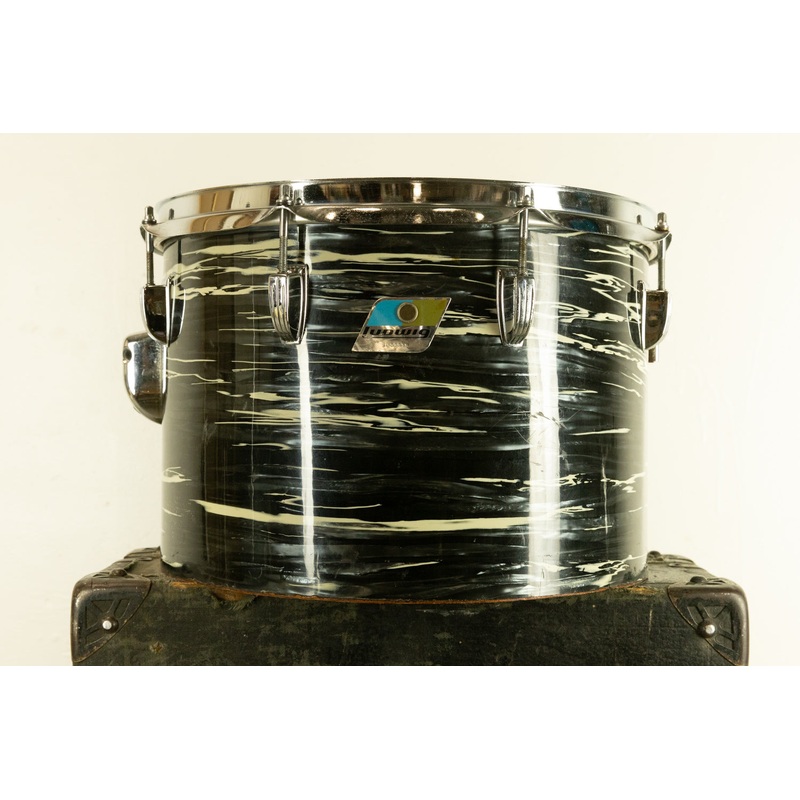 1970s Ludwig 10x15 Oyster Black Pearl Tom