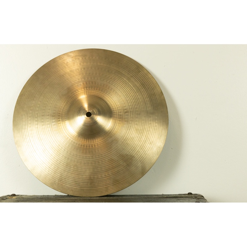 1970s Zildjian 14" Hollow Logo New Beat Bottom Hi Hat Cymbal 1450g