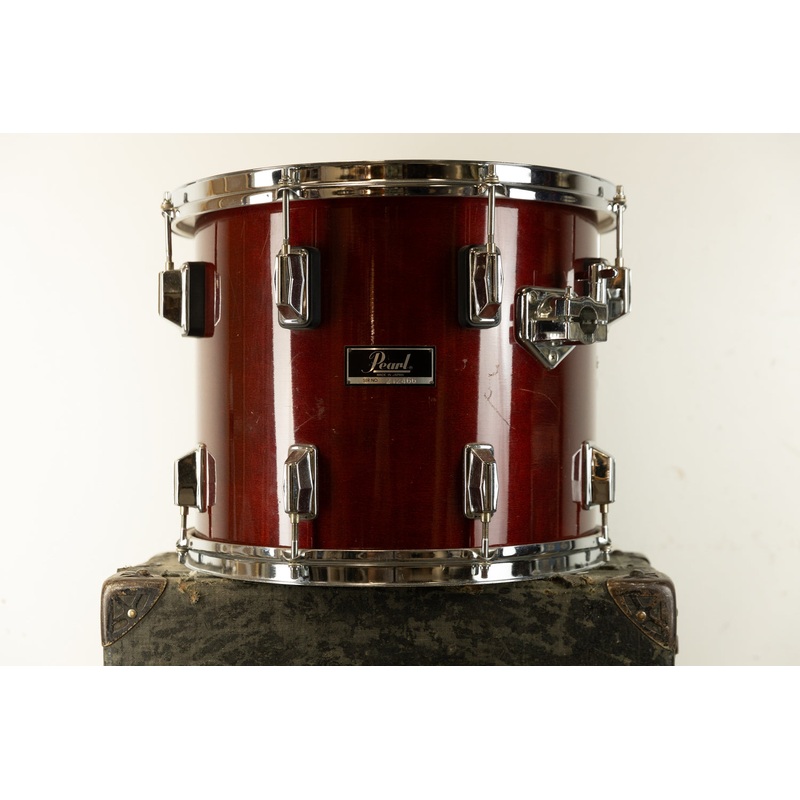 1980s Pearl 12x14 "Extender" Rosewood Lacquer Tom