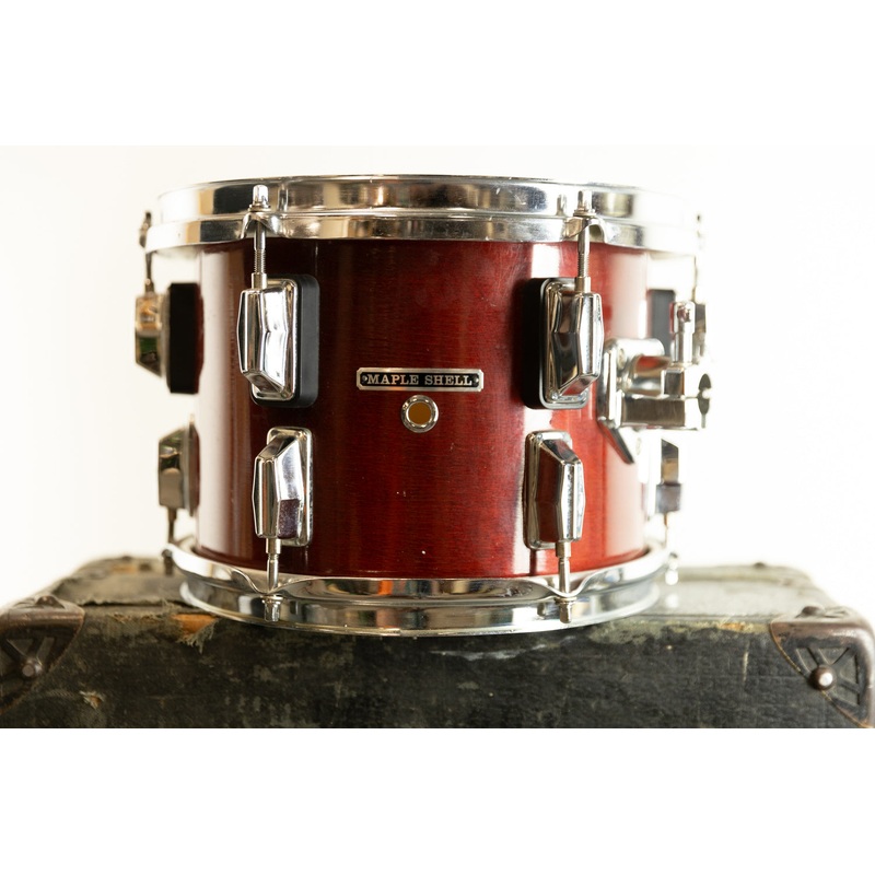 1980s Pearl 8x10 "Extender" Rosewood Lacquer Tom
