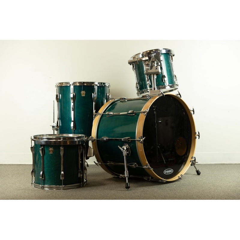 1990s Ludwig "Classic" Emerald Shadow Drum Set