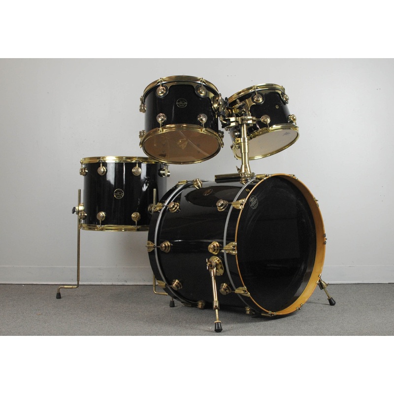 1998 DW Pre-Collectors Series "Black and Gold" Drum Set
