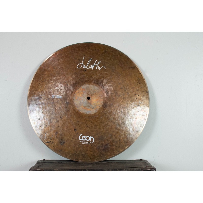 Leon 20" Flat Bell Raw Ride Cymbal 1810g