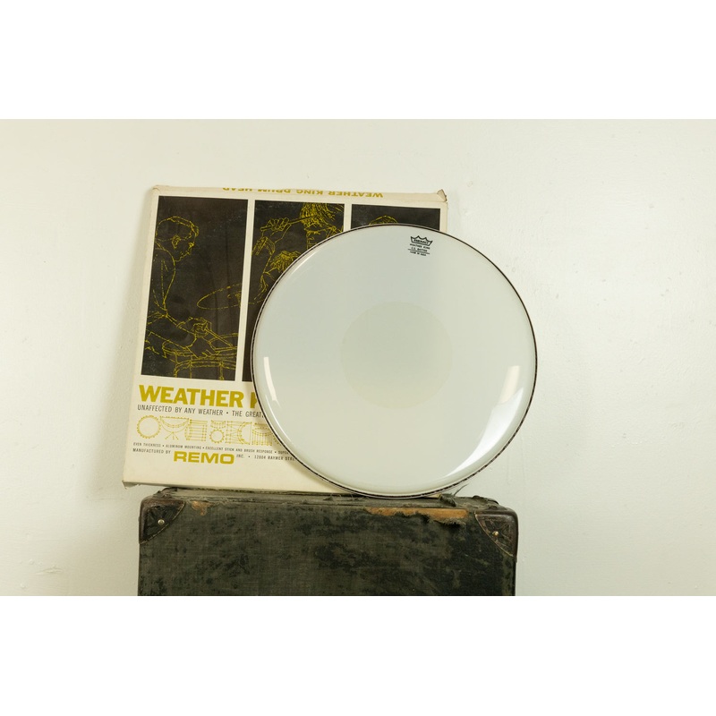 New Old Stock Vintage Remo Weathermaster 15" Smooth White CS Batter Drum Head