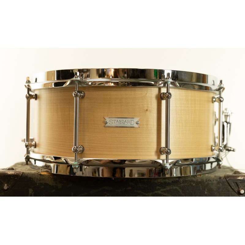 Standard Drum Co. 6x14 Solo Solid Maple Shell Snare Drum
