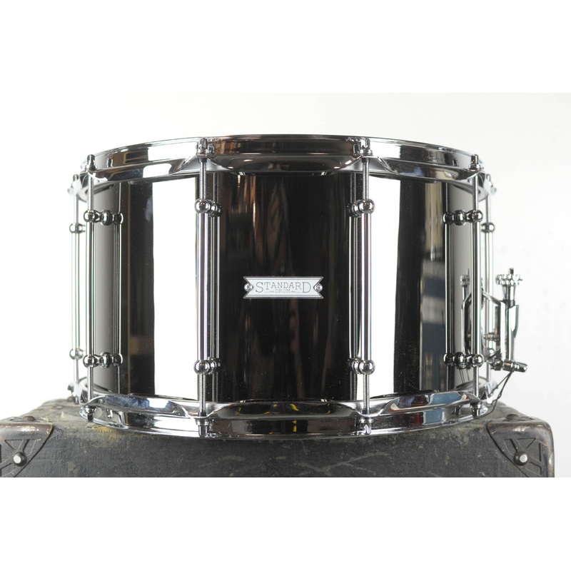 Standard Drum Co. 8x14 Black Nickel Snare Drum
