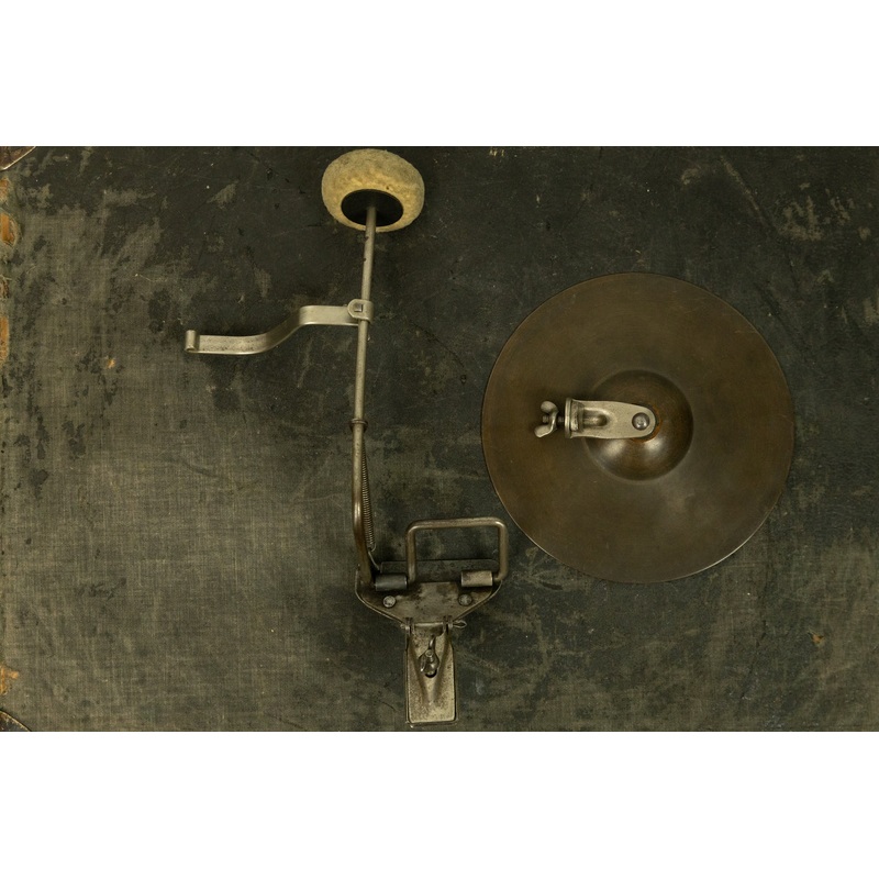 1900s Cymbal Striker Pedal w/ Cymbal Attachment