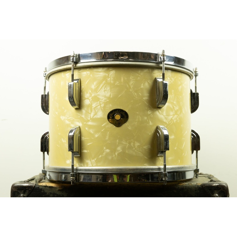 1950s Leedy 9x13 White Marine Pearl Tom