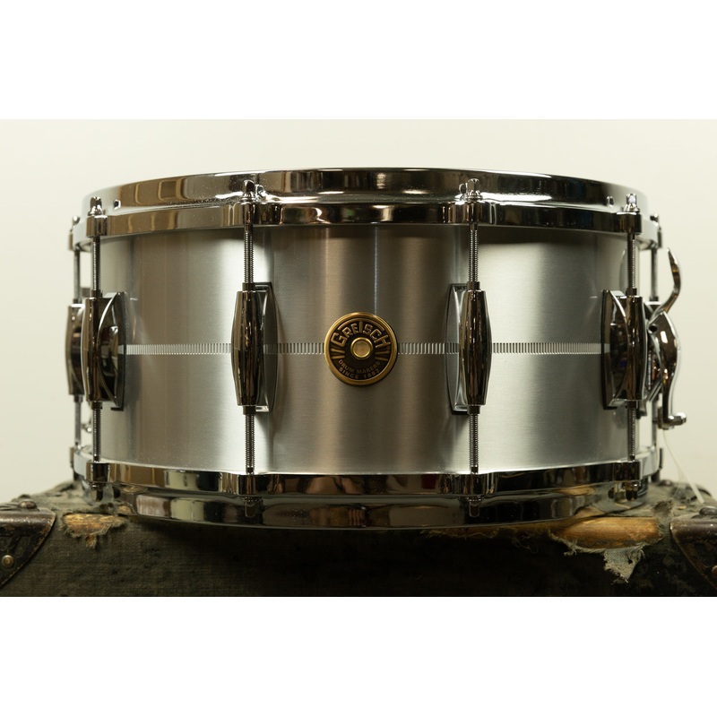 Gretsch USA Custom 6.5x14 Solid Aluminum Snare Drum