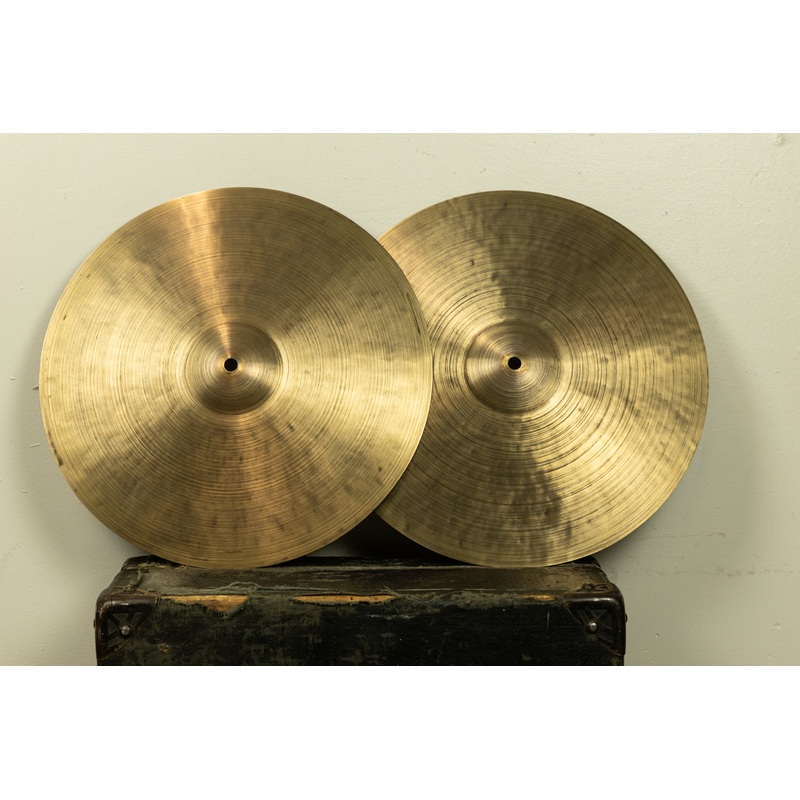 Leon 15" Modern Vintage Constantinople Hi Hat Cymbals 1000g 1145g