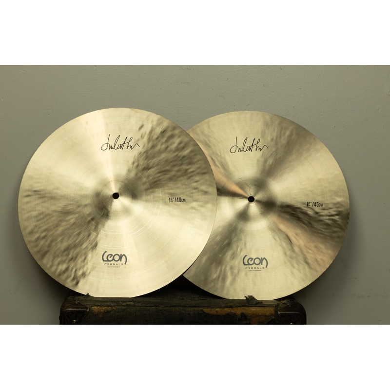 Leon 16" Vintage Clean Hi Hat Cymbals 1110g 1470g