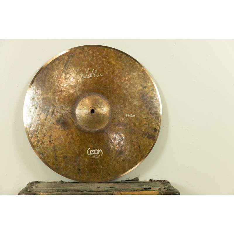 Leon 18" Dark Full Raw Medium Thin Crash Cymbal 1340g
