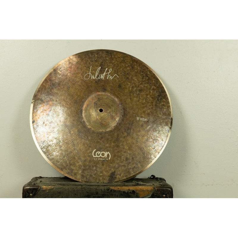 Leon 19" Dark Full Raw Paper Thin Crash Cymbal 1385g